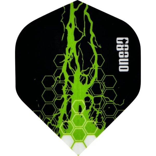 One80 Dart Flights - 100 Micron - Charge Flight - No2 - Std - Green