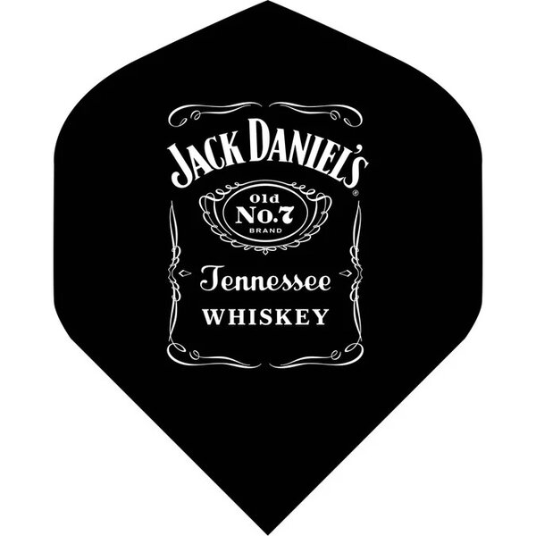 JACK DANIELS JD BRAND DART FLIGHTS - NO2 - STD - Bottle Logo