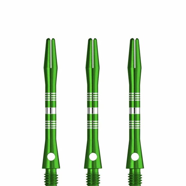 DESIGNA MULTILINE ALUMINIUM SHAFTS - REGROOVED - GREEN - INBETWEEN