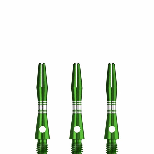 DESIGNA MULTILINE ALUMINIUM SHAFTS - REGROOVED - GREEN - X-SHORT
