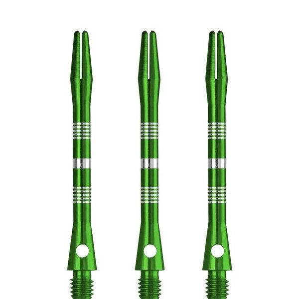 DESIGNA MULTILINE ALUMINIUM SHAFTS - REGROOVED - GREEN - MEDIUM