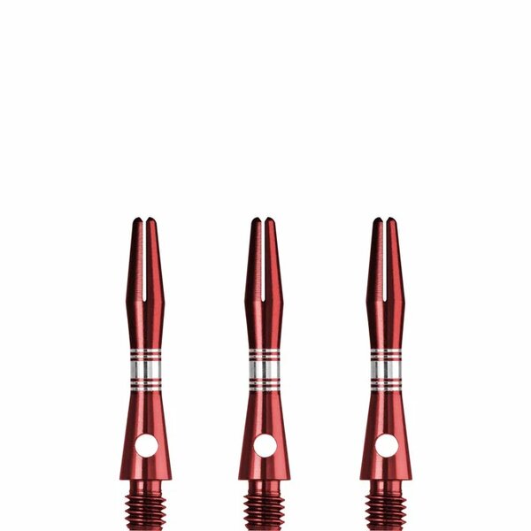 DESIGNA MULTILINE ALUMINIUM SHAFTS - REGROOVED - RED - X-SHORT