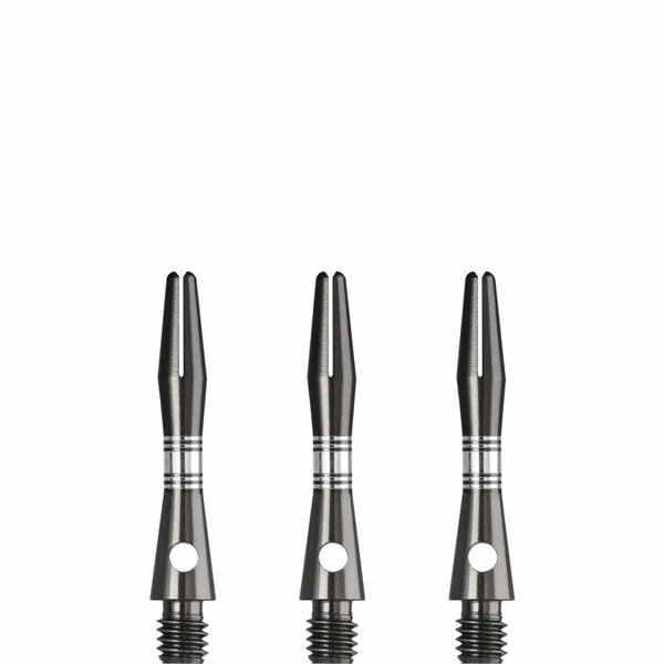 DESIGNA MULTILINE ALUMINIUM SHAFTS - REGROOVED - GUN METAL - X-SHORT