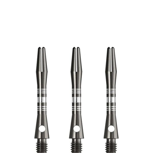 DESIGNA MULTILINE ALUMINIUM SHAFTS - REGROOVED - GUN METAL - SHORT
