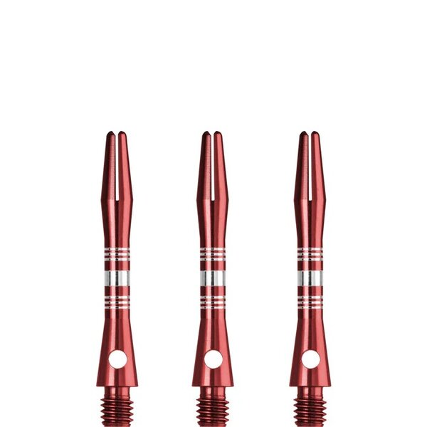 DESIGNA MULTILINE ALUMINIUM SHAFTS - REGROOVED - RED - SHORT