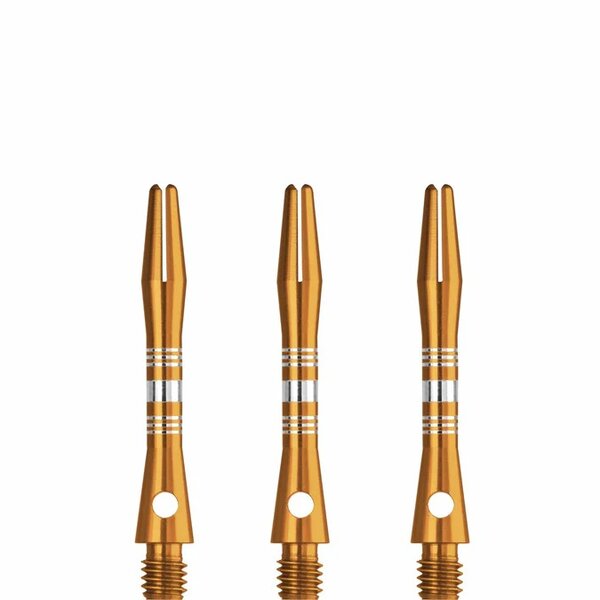 DESIGNA MULTILINE ALUMINIUM SHAFTS - REGROOVED - GOLD - SHORT