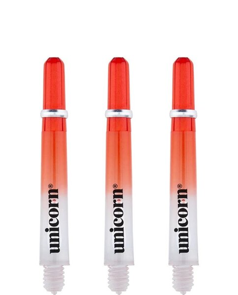 UNICORN GRIPPER 4 | TWO TONE SHAFTS  | POLYCARBONAAT | MET SHAFT RING | SHORT - RED