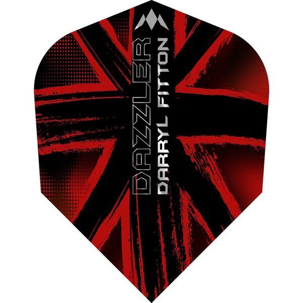 MISSION SOLO DART FLIGHTS - 100 MICRON - NO6 - SHAPE - DARRYL FITTON - THE DAZZLER