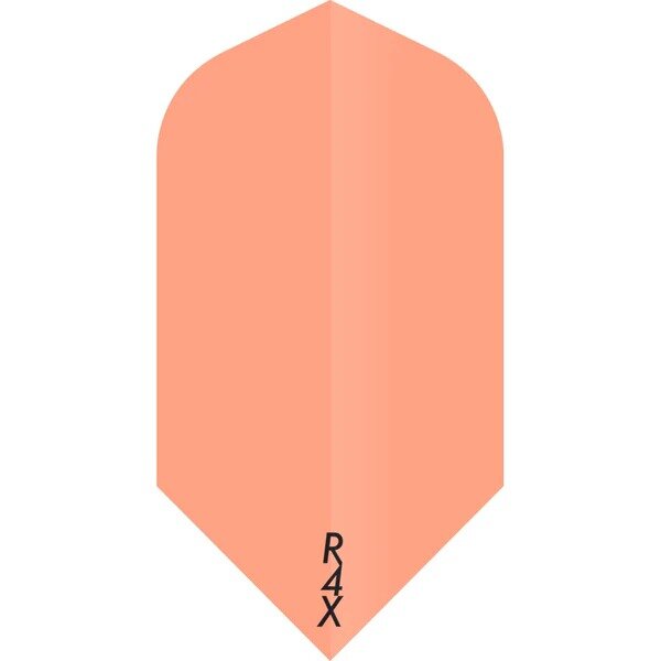 Ruthless R4X - Solid - Dart Flights - 100 Micron - Slim - Fluo Orange