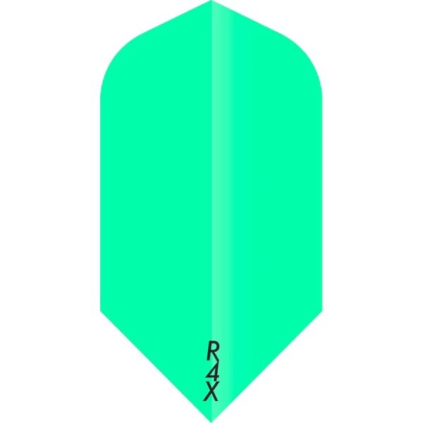 Ruthless R4X - Solid - Dart Flights - 100 Micron - Slim - Fluo Green
