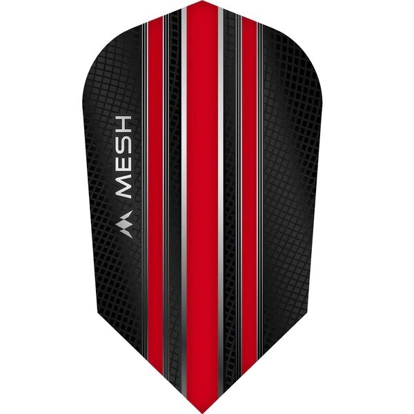 Mission Mesh Dart Flights - 100 Micron - Slim - Red
