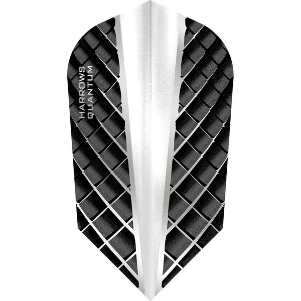 Harrows Quantum Dart Flights - 3D Effect - 100 Micron - Slim - Clear