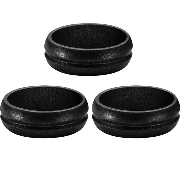 Mission F-Lock Rings - Shaft Lock - 3 Pack - Black