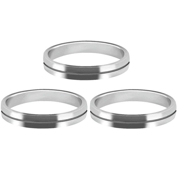 MISSION S-LOCK RINGS - SHAFT LOCK - PACK 3 - Silver