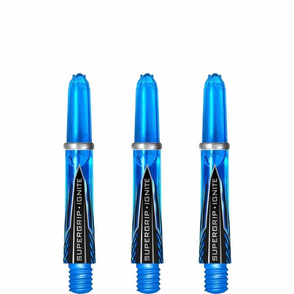  HARROWS SUPERGRIP IGNITE SHAFTS - DART SHAFTS - BLUE - Short