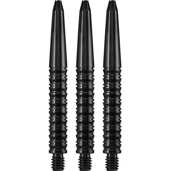 BULLS @501 SHAFTS - ALUMINIUM DART SHAFTS - BLACK