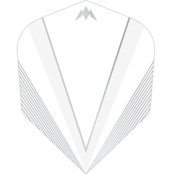 Mission Shades Dart Flights - 100 Micron - No6 - Std - White