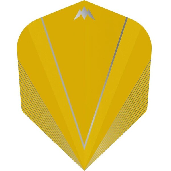 Mission Shades Dart Flights - 100 Micron - No6 - Std - Yellow