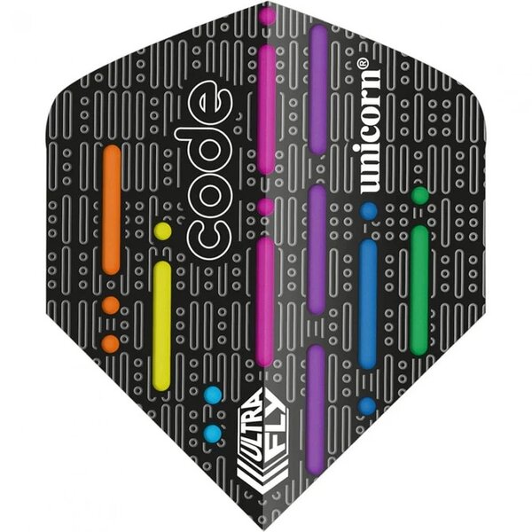 UNICORN ULTRAFLY DART FLIGHTS - 100 MICRON - BIG WING - CODE DNA