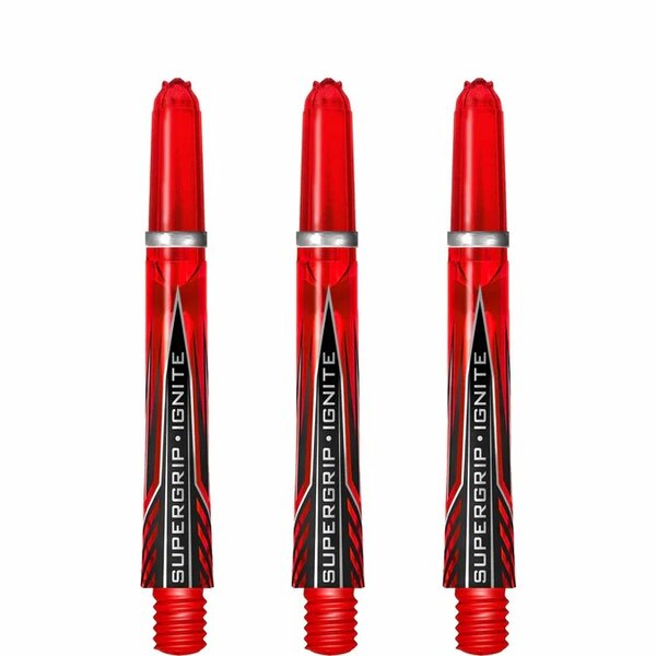  HARROWS SUPERGRIP IGNITE SHAFTS - DART SHAFTS - RED - Inbetween