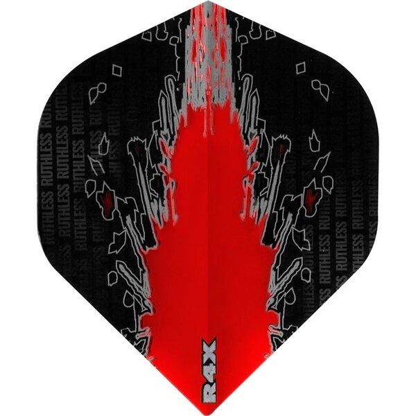 Ruthless - High Impact - Dart Flights - 100 Micron - No2 - Std - Red