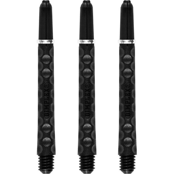 HARROWS DIMPLEX SHAFTS MEDIUM - WITH RINGS - BLACK