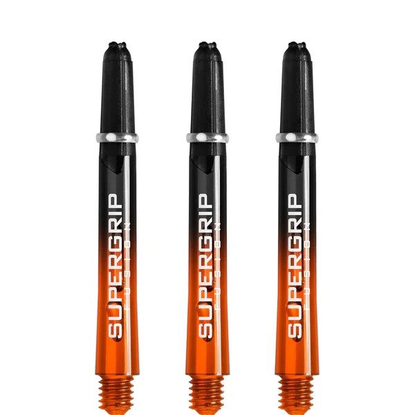 Harrows Supergrip Fusion X Shafts - Dart Shafts - Inbetween - Black/Orange