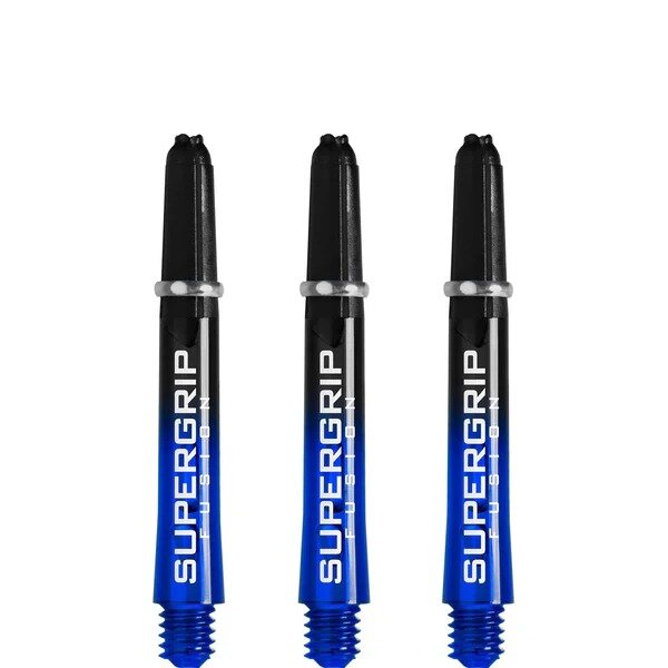 Harrows Supergrip Fusion X Shafts - Dart Shafts - Short - Black/Blue