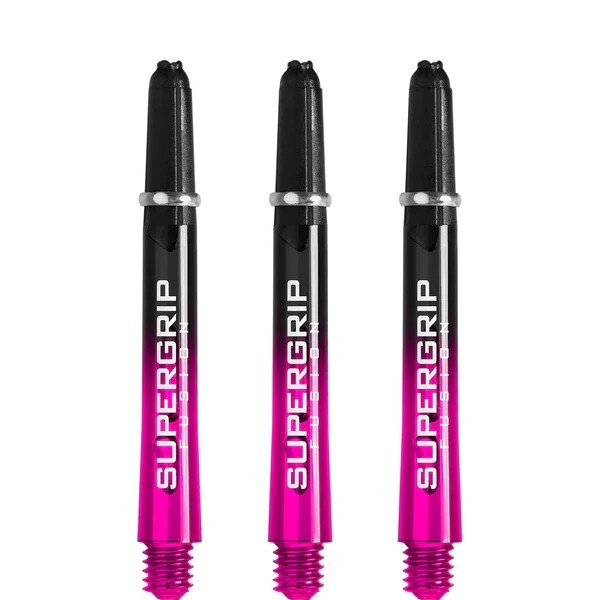 Harrows Supergrip Fusion X Shafts - Dart Shafts - Inbetween - Black/Pink