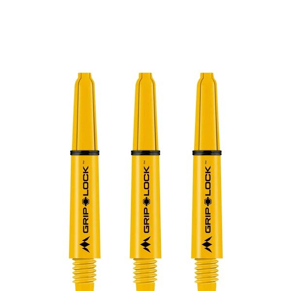 Mission GripLock Shafts - Dart Shafts - Short - Yellow