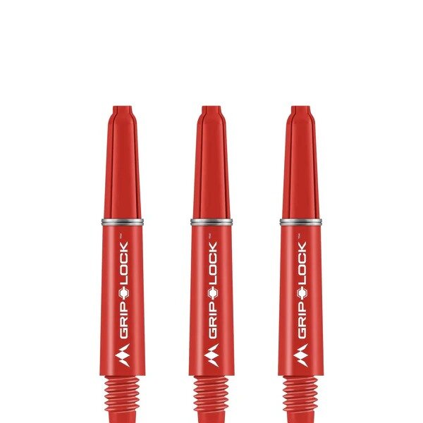 Mission GripLock Shafts - Dart Shafts - Short - Red