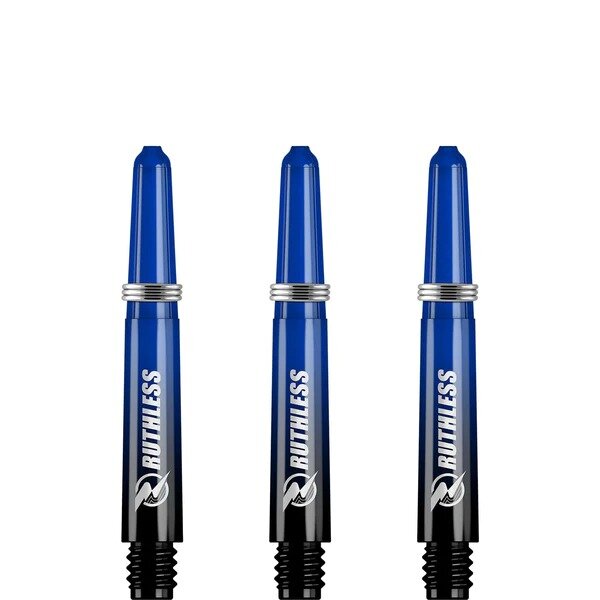 Ruthless Deflectagrip Plus Dart Shafts - Short - Polycarbonaat - Blue/Black
