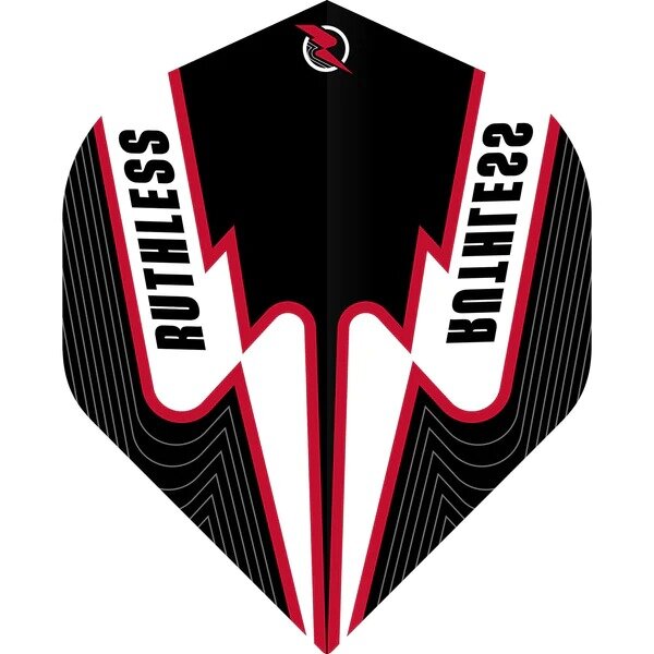 Ruthless - Power Surge - Dart Flights - No2 - Std - Red-Black