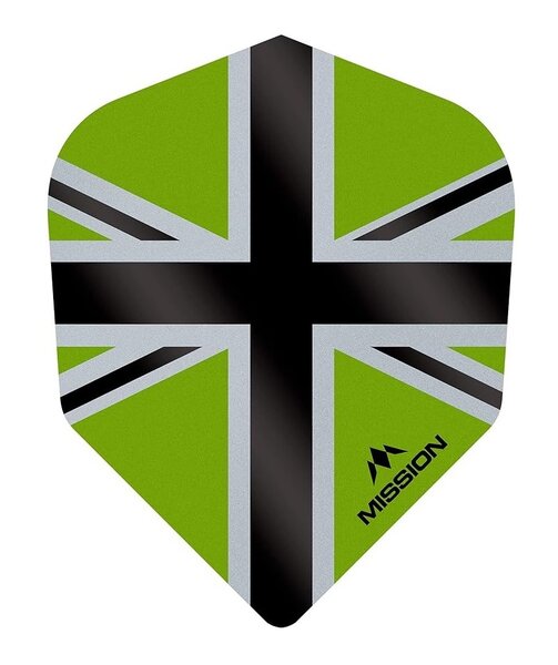 Mission Alliance Union Jack Dart Flights - No6 - Std - Green