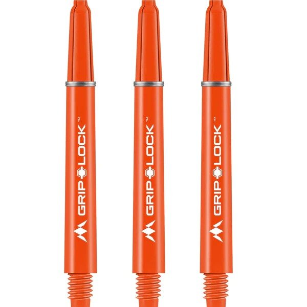 Mission GripLock Shafts - Dart Shafts - Medium - Orange