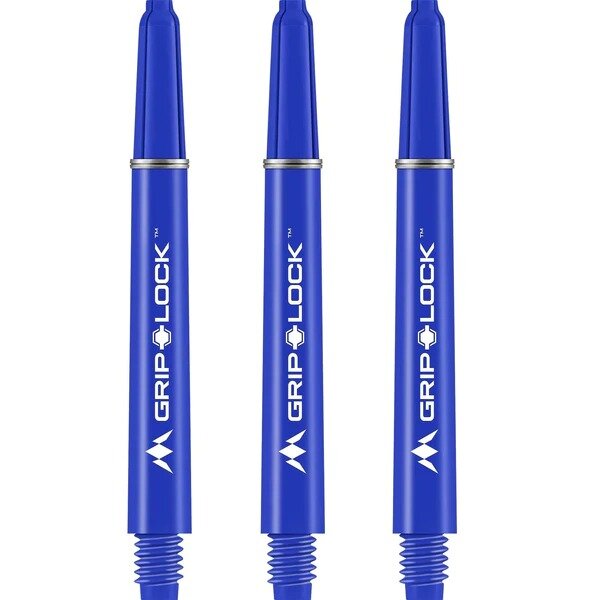 Mission GripLock Shafts - Dart Shafts - Medium - Blue