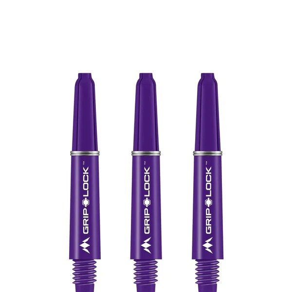 Mission GripLock Shafts - Dart Shafts - Short - Purple