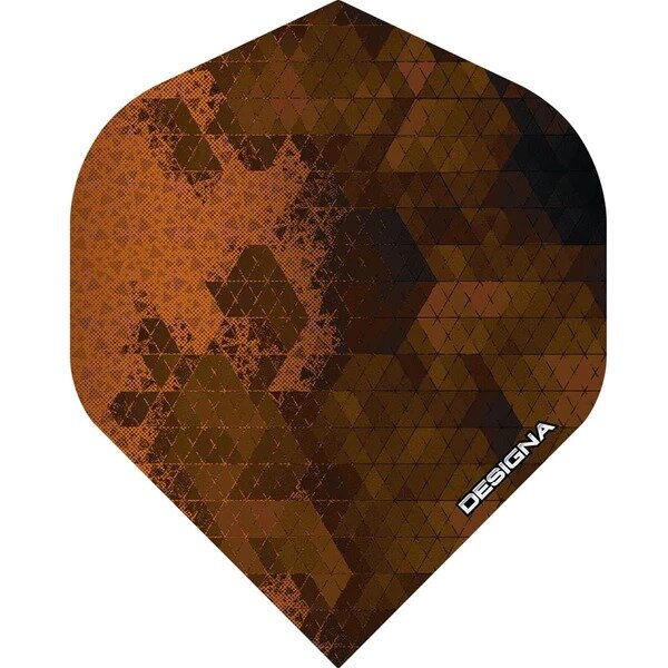 Designia - Rock Dart Flights - STD - Orange