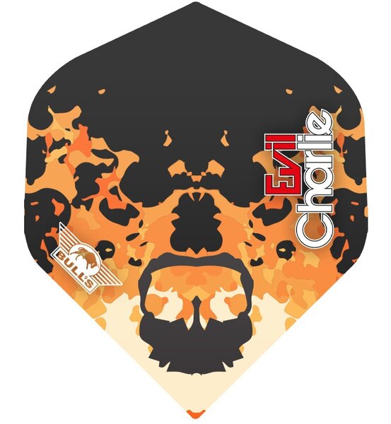 Bull&acute;s Powerflite P - Std - No2 Karel Sedlacek - Evil Charlie - Dart Flights Fire