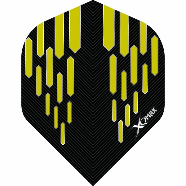 XQMax Dart Flights -100 micron - STD- No2 - Yellow