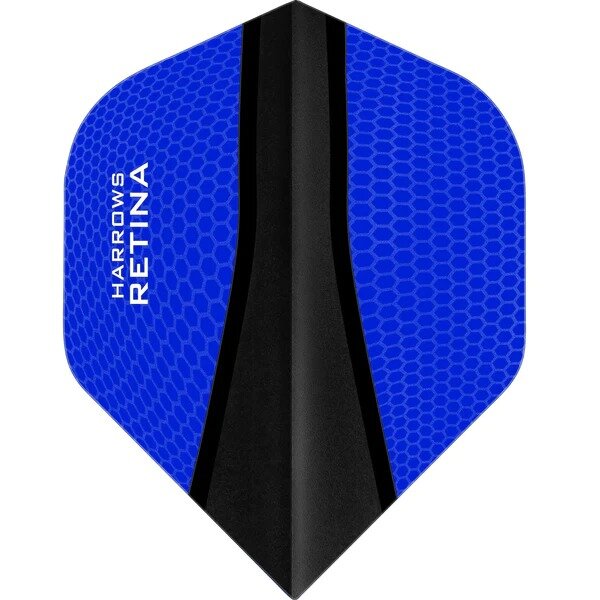 Harrows Retina-X Dart Flights - 100 micron - No2 - Std - Dark Blue