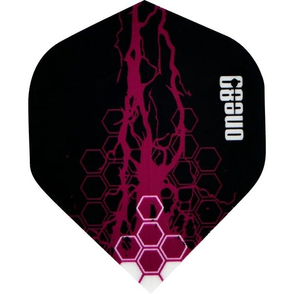 One80 Dart Flights - 100 Micron - Charge Flight - No2 - Std - Purple