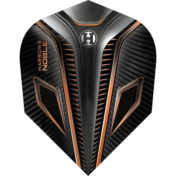 Harrows Noble Dart Flights - 100 micron - No6 - Std - Gold