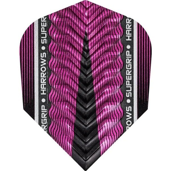 Harrows Supergrip X Dart Flights - 100 Micron - Std - Pink