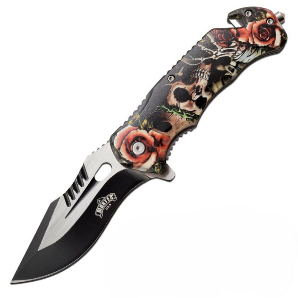 Master USA | Red Rose Skull | Zakmes