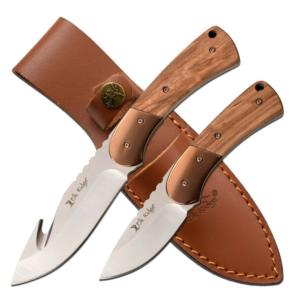 ELK RIDGE | DOUBLE HUNTER SET | ZEBRA WOOD