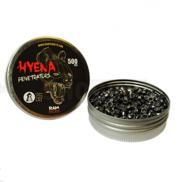 RAM TARGETS | Hyena Penetrators | 4.50 mm | 0.48 gram - 7.38 grain