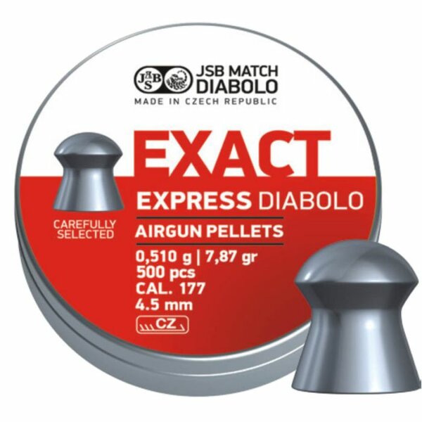 JSB Exact Express Diabolo 4.52 mm 0.510 gram - 7.87 grain