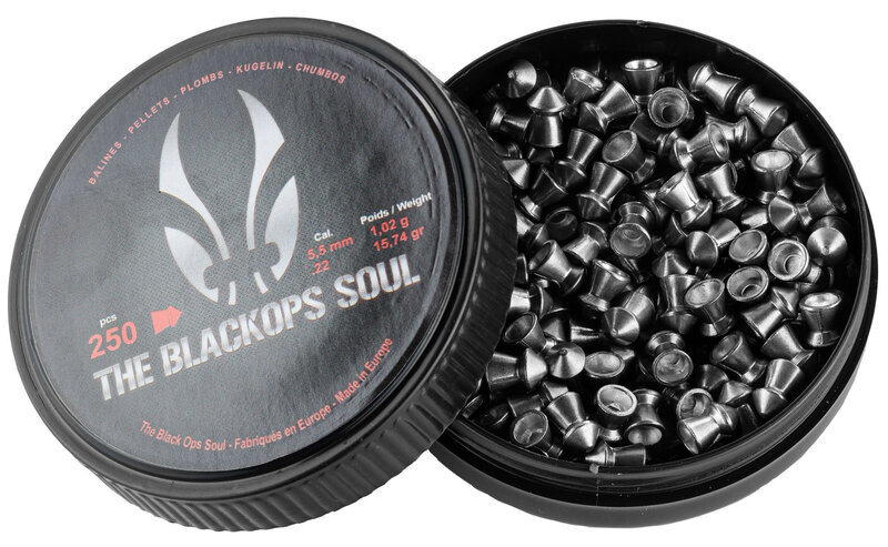 Black Ops - THE BLACK OPS SOUL | 250ST | 5.5 MM Sharp 5.50 mm 1.02 gram - 15.74 Grain