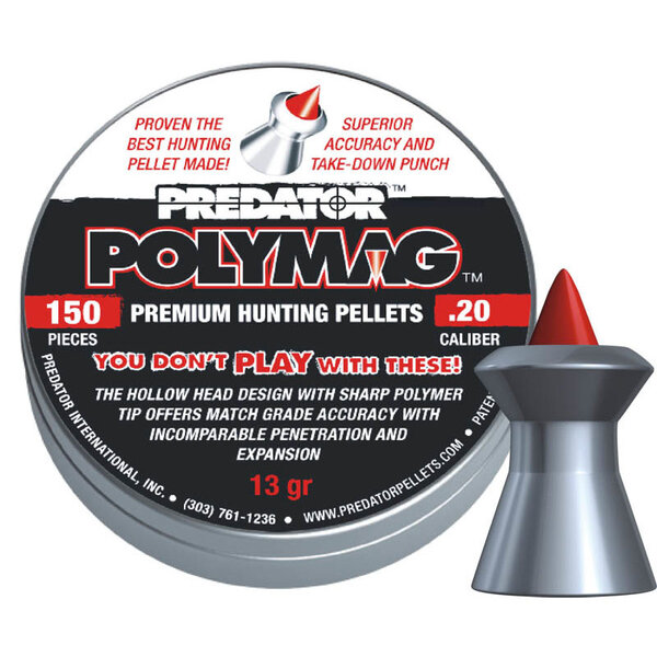 Predator | Polymag | 5.05 mm | 0.842 gram - 13 grain | 150 stuks